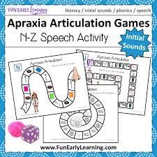 Check spelling or type a new query. Apraxia Articulation Games N Z Initial Sounds Free Printable