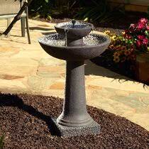 Fairy tractor house led solar garden statuary, (8.27) buy now. Large Outdoor Solar Fountains Wayfair