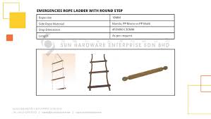 Hardware store in taman bukit indah 2. Selangor Emergencies Rope Ladder Synthetic Natural Rope From Sun Hardware Enterprise Sdn Bhd