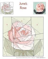 24 Flower Quilt Blocks 13 Paper Pieced Quilt Patterns Paper Quilt Paper Piecing Patterns