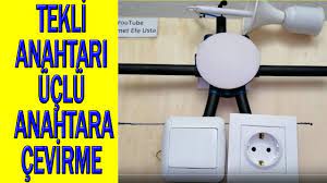 Triple framed socket switch switch how to make, how to connect a double switch, socket mounting, triple socket, socket, switch. Tekli Anahtari Uclu Anahtara Cevirme Basit Uclu Anahtar Baglantisi Tesisat Baglantisi Youtube