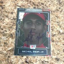 Michael Inoa Signed 2008 Tristar Projects Plus Rc Auto Oakland Athletics  A's