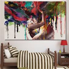 Vivid And Full Of Artistic Atmosphere Perfect For Bedroom Study Hallway Living Room Etc Nice Deco Wall Art Pictures Canvas Painting Abstract Art Painting