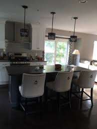 Blue grey and white kitchen island chairs at pier imports online. Stools For Gray Kitchen