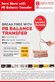 Home loan balance transfer vs. Public Bank Berhad Promo