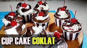 75 gr coklat bubuk 300 gr tepung terigu 1 sdt vanilli bahan c: Mudah Membuat Cup Cake Coklat By Yani Cakes 141 Youtube