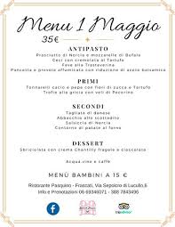 Cerca tra milioni di immagini, fotografie e vettoriali a prezzi convenienti. Menu 1 Maggio Picture Of Ristorante Pasquino Frascati Tripadvisor
