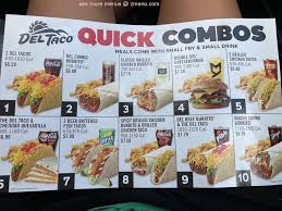 Del taco is led by ceo john d. Online Menu Of Del Taco Restaurant Fort Oglethorpe Georgia 30742 Zmenu