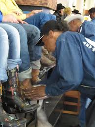 The shining: Meet Larry White, who has polished boots at RodeoHouston for  23 years