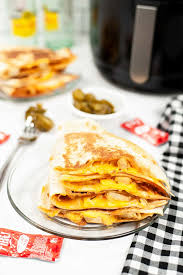 Check spelling or type a new query. Air Fryer Chicken Quesadillas Copycat Taco Bell Quesadilla Recipe Babaganosh