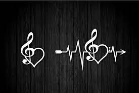 Check spelling or type a new query. Music Note Heartbeat Svg
