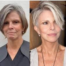 I'm 64 years old, but I still feel young with my new haircut and a  different color than the original. Constructive criticism welcome! 🥲