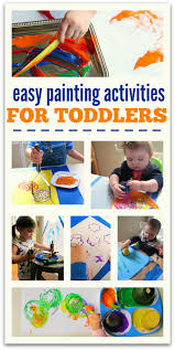 Outdoor activities are perhaps the best way to hone toddlers' walking skills and keep them physically active. Easy Painting Activities For Toddlers No Time For Flash Cards