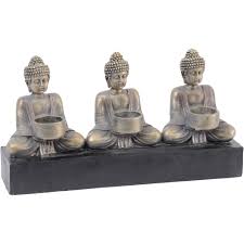 Shop for vintage resin candle holders at auction, starting bids at $1. Buddha Resin Three Tealight Holder Antique Gold Decorative Accessories Clearance Fishpools