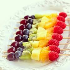 Fruits Brochette Printemps Healthy Eating For Kids Fresh Fruit Recipes Rainbow Fruit Kabobs