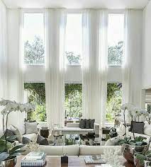 Natural Light Living Room Double Height Floor To Ceiling Luxury Living Room House Interior House Design