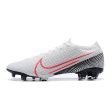 Nike Mercurial Vapor 13 Elite Fg 2020 White Red Black In 2020 Black And Red Nike Football Boots Superfly
