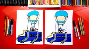 Season 2 4.5 chapter 2: How To Draw The Fortnite Battle Bus Art For Kids Hub