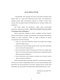 Contoh rumusan masalah objek wisata. Kata Pengantar Pariwisata