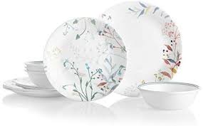 Black And White Corelle Dishes Amazon Com Corelle Boutique Monteverde 12 Piece Dinnerware Set Service For 4 Dinnerware Sets Dinnerware Corelle Dinnerware Dinnerware Set