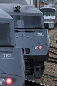 kyushu express trains class 787 japan train train train tracks