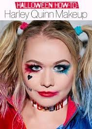 Hay guysthis is a video on doing splatter blood effect on a crazy harley quinn statue. Harley Quinn Makeup Tutorial In 7 Easy Steps Glamour
