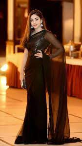 Due to the light weighed nature of chiffon sarees they. Black Saree Plain Black Saree Party Wear Jumwer Fabric Plain Saree Jumwer Blouse Buy Online At Best Prices In Pakistan Daraz Pk