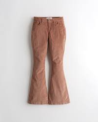 Girls Low Rise Corduroy Flare Pants Girls Clearance Hollisterco Com