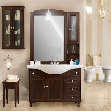 Il mobile bagno non costituisce solo un elemento di arredo, ma è fondamentale anche per la gestione di accessori, oggettistica e biancheria: Mobile Bagno In Legno Base Ante E Cassetti Specchio Pensile Lavabo Le Chic Arredamenti