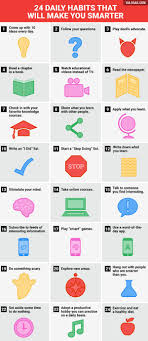 24 Daily Habits That Will Make You Smarter Self Improvement Daily Habits Knowledge