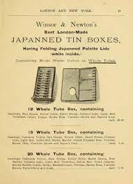 Illustrated Price List Of Artists Materials List Of Artists Vintage Stationery Painted Boxes