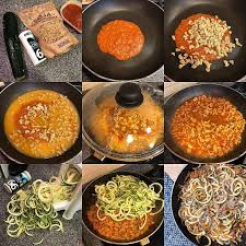 Noodles De Calabacin Con Bolonesa Soja Recetas Veganos Y Recetas Veganas