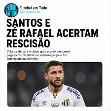 Globo Esporte EPTV | RESCINDIU! 🐳❌ | O Santos chegou a um acordo com o volante Z&eacute; Rafael para rescis&atilde;o contratual. Sem nenhuma perspectiva de contratar... | Instagram