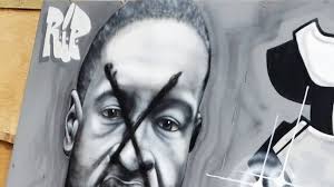 A group of artists have created a massive mural to commemorate george floyd, steps away from where he died in minneapolis. George Floyd Mural In Birmingham Repainted After Being Defaced Wbma