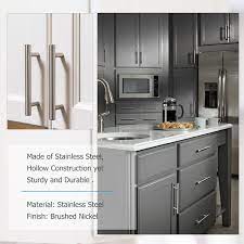 These ss kitchen cabinet companies are well known for quality product export. 20 Pack Brushed Stainless Steel Kitchen Cabinet Hardware Goldenwarm