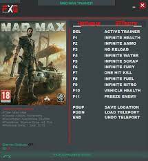 You can download the mad max cheat table for free and use all the amazing hacks, . Mad Max Trainer 12 1 0 3 0 Futurex Download Gtrainers