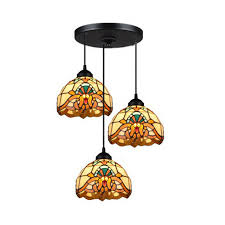 We have the best selection of tiffany style lighting available. Tiffany Style Chandelier Kitchen Island Pendant Light Stained Glass Ceiling Lamp Ebay