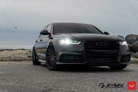 All Black Audi A6 Quattro On Vossen Vfs2 Rims Carid Com Gallery Black Audi Audi A6 Quattro Audi A6