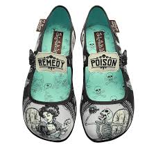 Down the rabbit hole skat. Chocolaticas Drug Store Mary Jane Flats Fur Damen Heisse Schokolade Desing Heisse Schokolade Design