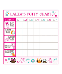 Owl Personalized Potty Chart Idea Potty Training Boys