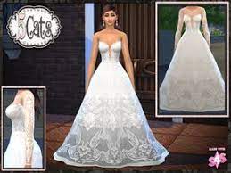 Pin By Cindy Mae On Sims 4 Sims 4 Wedding Dress Wedding Gowns Designer Wedding Gowns