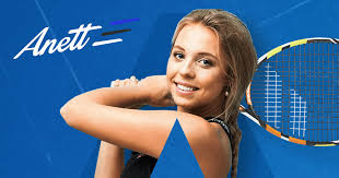 Jsem stydlivá, klopí oči vondroušová. Anett Kontaveit Professional Tennis Player From Estonia