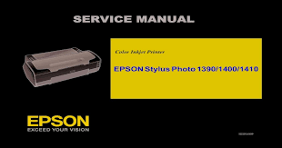 Provides a general overview and specifications of the epson stylus photo 1400 / 1410 chapter 2. Service Manual 1390 1400 1410