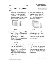 From there you can open the pdf in your browser. Hundreds Tens Ones Worksheet For 3rd 4th Grade Lesson Planet
