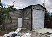 12x35 Backyard Garage Building- Local Florida Metal Building Cost