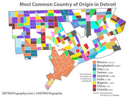Detforeign Born Country Of Origin Map Detroit
