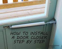 The hinge rail screws may be too tight. How To Install A Door Closer On A Storm Door Storm Door Door Monogram Front Door Monogram