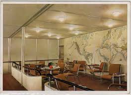 The Hindenburg S Interior Passenger Decks Hindenburg Interior Hindenburg Zeppelin Airship