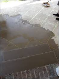 New Tile Patio Floor Reveal Beneath My Heart Patio Flooring Patio Tiles Tile Patio Floor