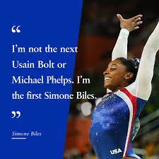 And dream big because my whole career, including any of the things that i've accomplished. Simone Biles S Quote About Usain Bolt And Michael Phelps Popsugar News